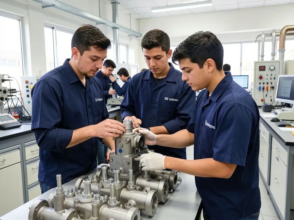 Estudiantes en tecnicatura superior en hidrocarburos